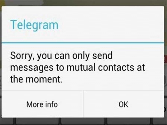 رفع مشکل ارسال نشدن پیام در تلگرام