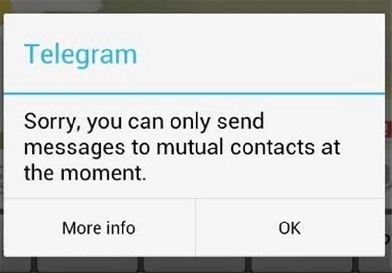 رفع مشکل ارسال نشدن پیام در تلگرام