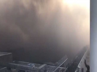 آتش سوزی در حوالی خیایان شهید رجایی تهران