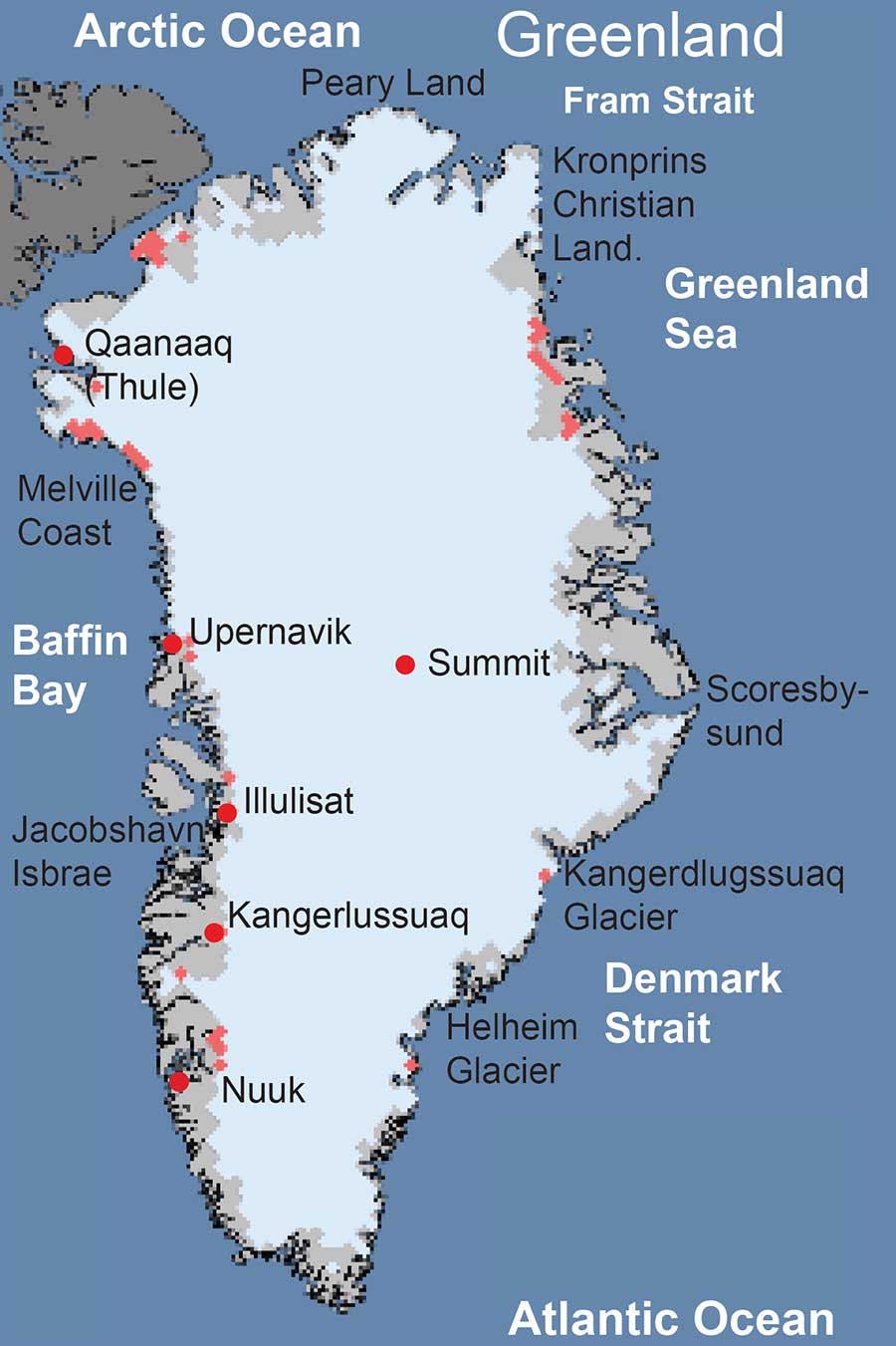 گرینلند کجاست؟