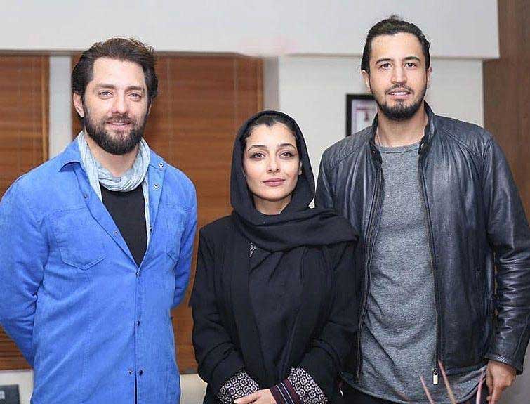 حضور ساره بیات ، بهرام رادان و مهرداد صدیقیان شب گذشته در اکران فیلم زرد