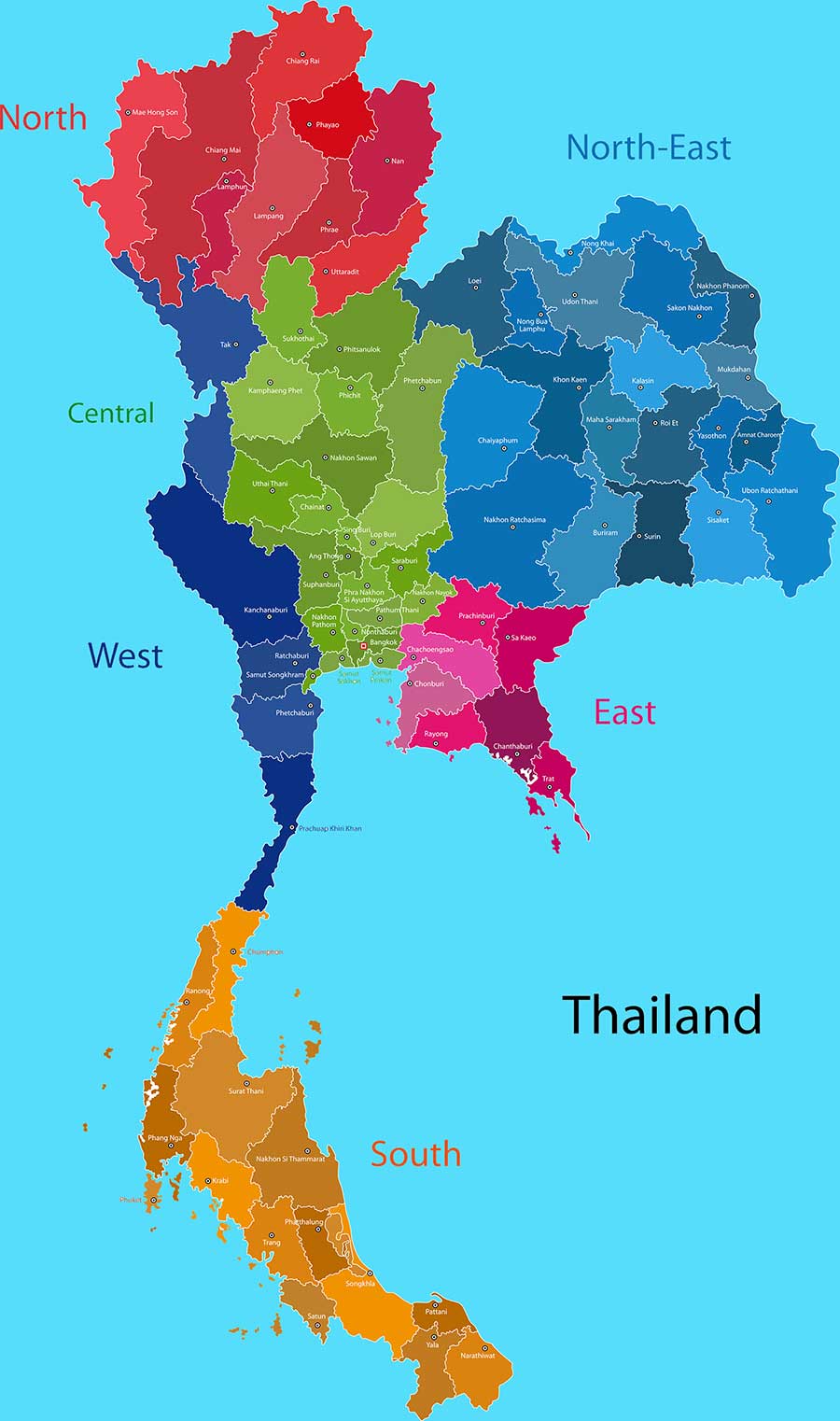 اطلاعات عمومی تایلند