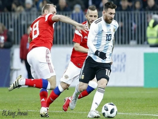 پیروزی آرژانتین برابر روسیه در مسکو