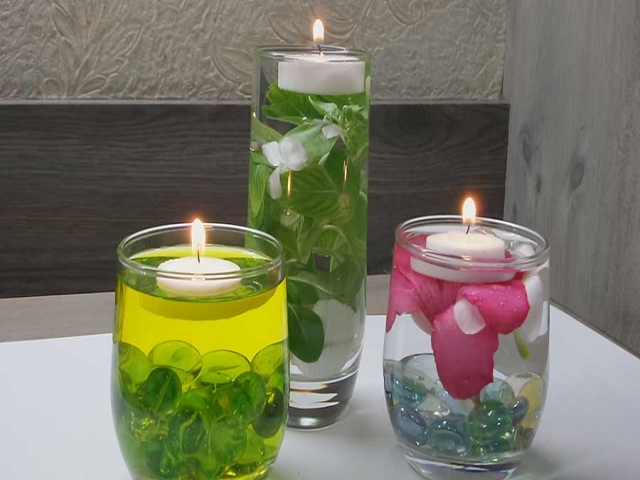 ساخت شمع رو آبی ساخت شمع رو آبی