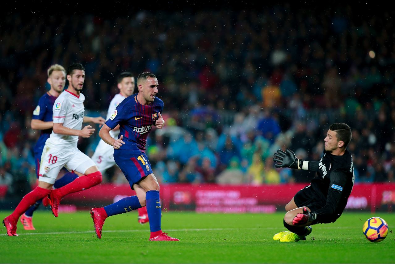 بارسلونا 2 - 1 سویا  ; تداوم پیروزی‌های بارسلونا با گل‌های آلکاسر