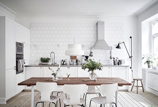 کابینت سفید بهترین انتخاب برای آشپزخانه