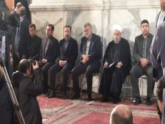 روحانی در مراسم سالگرد درگذشت آیتالله هاشمی روحانی در مراسم سالگرد درگذشت آیتالله هاشمی