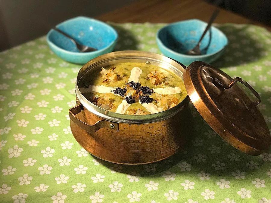 طرز تهیه آش امام قزوین