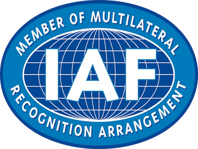 - گواهینامه با لوگوی IAF با قابلیت استعلام