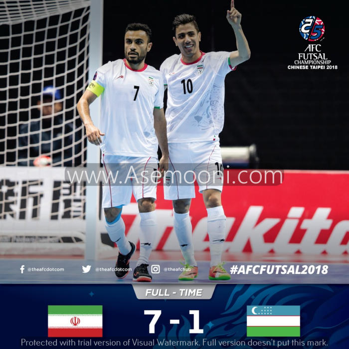 نگاهی به قهرمانی ایران در فوتسال آسیا ( 2018)