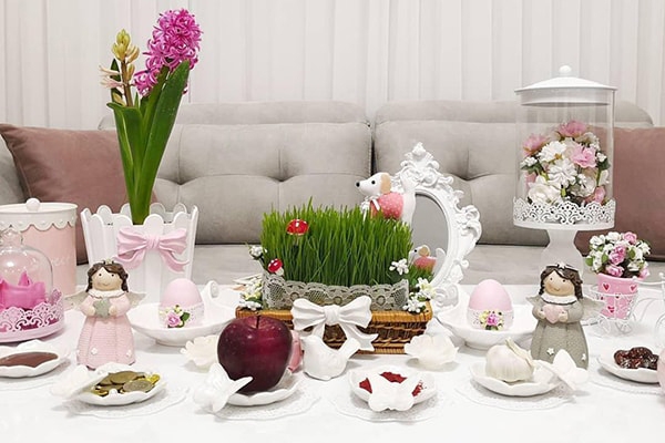 تزیین سفره هفت سین