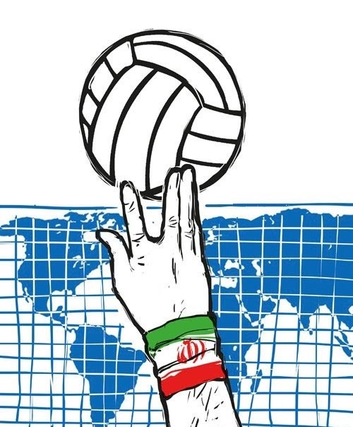 کاریکاتورهای والیبالیست ها