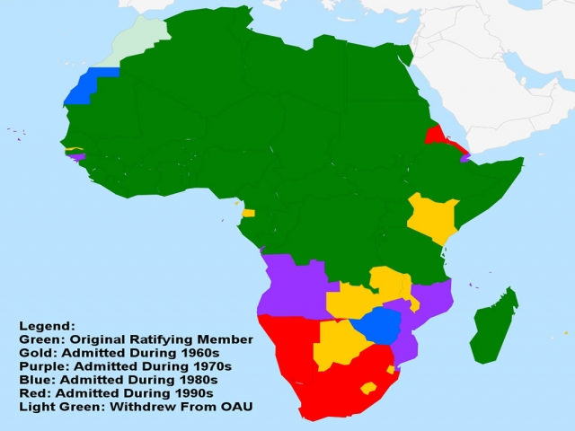 4 خرداد، تاسیس سازمان وحدت آفریقا