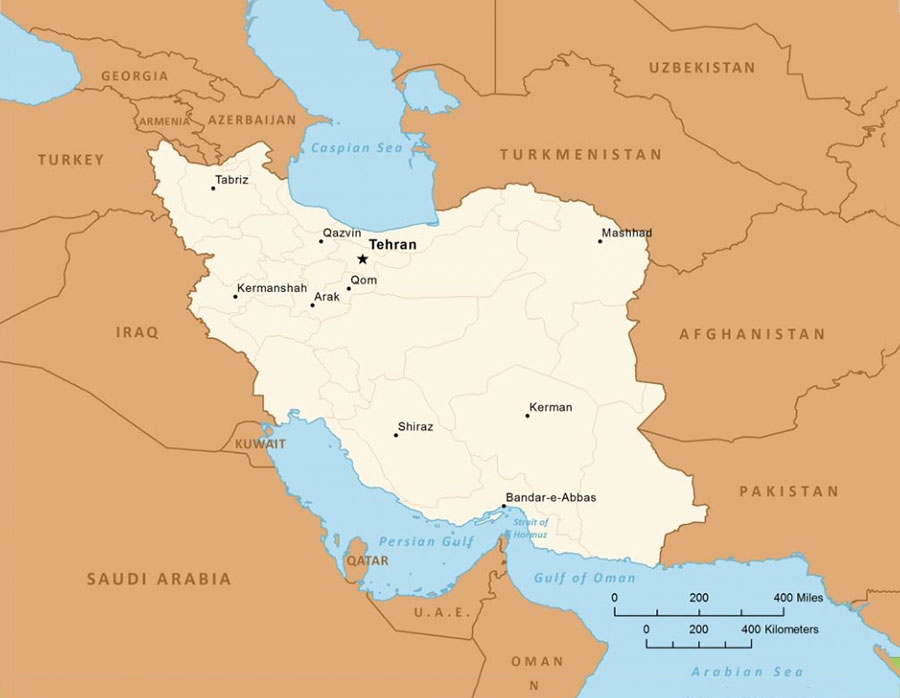 کشورهای همسایه ایران