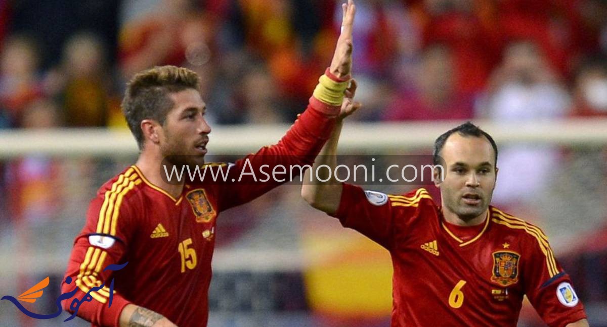 اینیستا و راموس - مردان باتجربه فوتبال اسپانیا