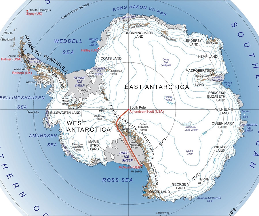 کتاب قاره قطب جنوب و اسرار آن