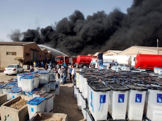 نخست وزیر عراق: آتش زدن صندوق‌های رای ضربه به دموکراسی است