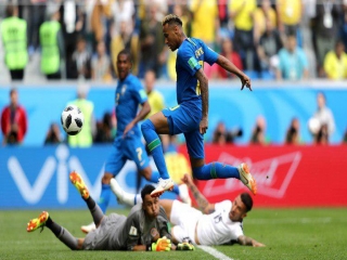 برزیل 2 - 0 کاستاریکا ؛ نجات لحظه آخری ستاره‌ها