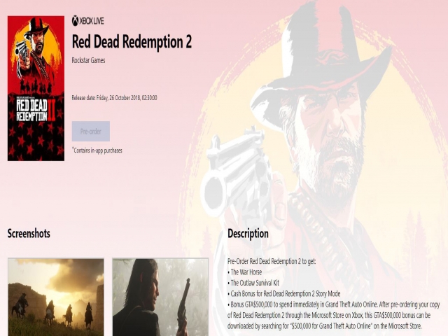 آشکار شدن مزایا پیش خرید بازی Red Dead Redemption 2