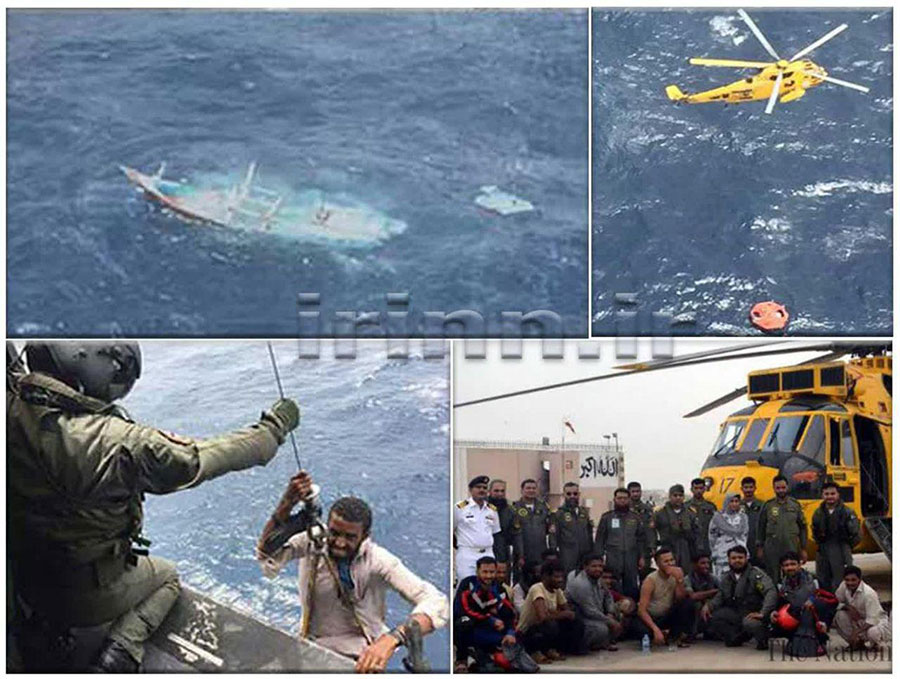 11 ماهیگیر ایرانی با کمک نیروی دریایی پاکستان نجات یافتند