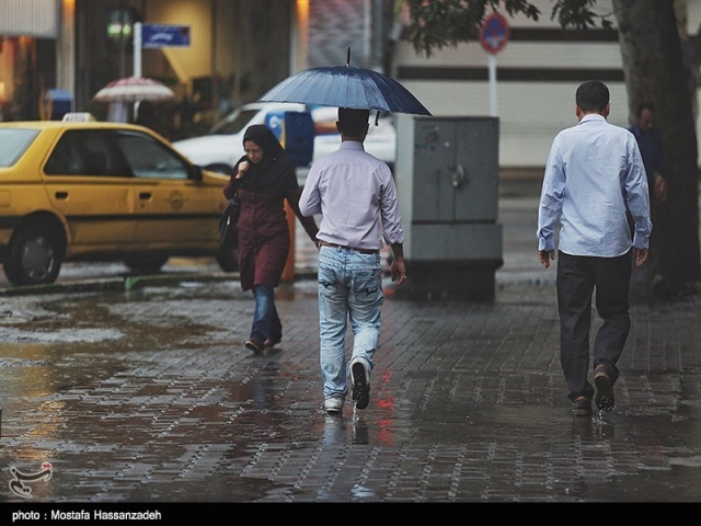 پیش بینی بارش باران در 8 استان پیش بینی بارش باران در 8 استان