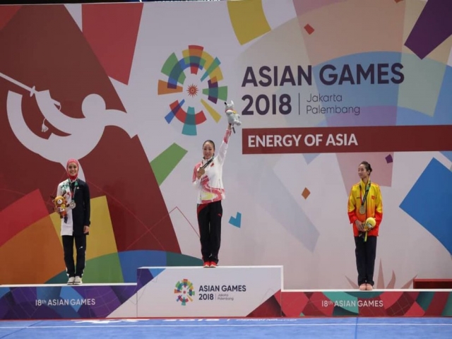کیانی با کسب مدال نقره تالوی بازی‌های آسیایی تاریخ‌ساز شد