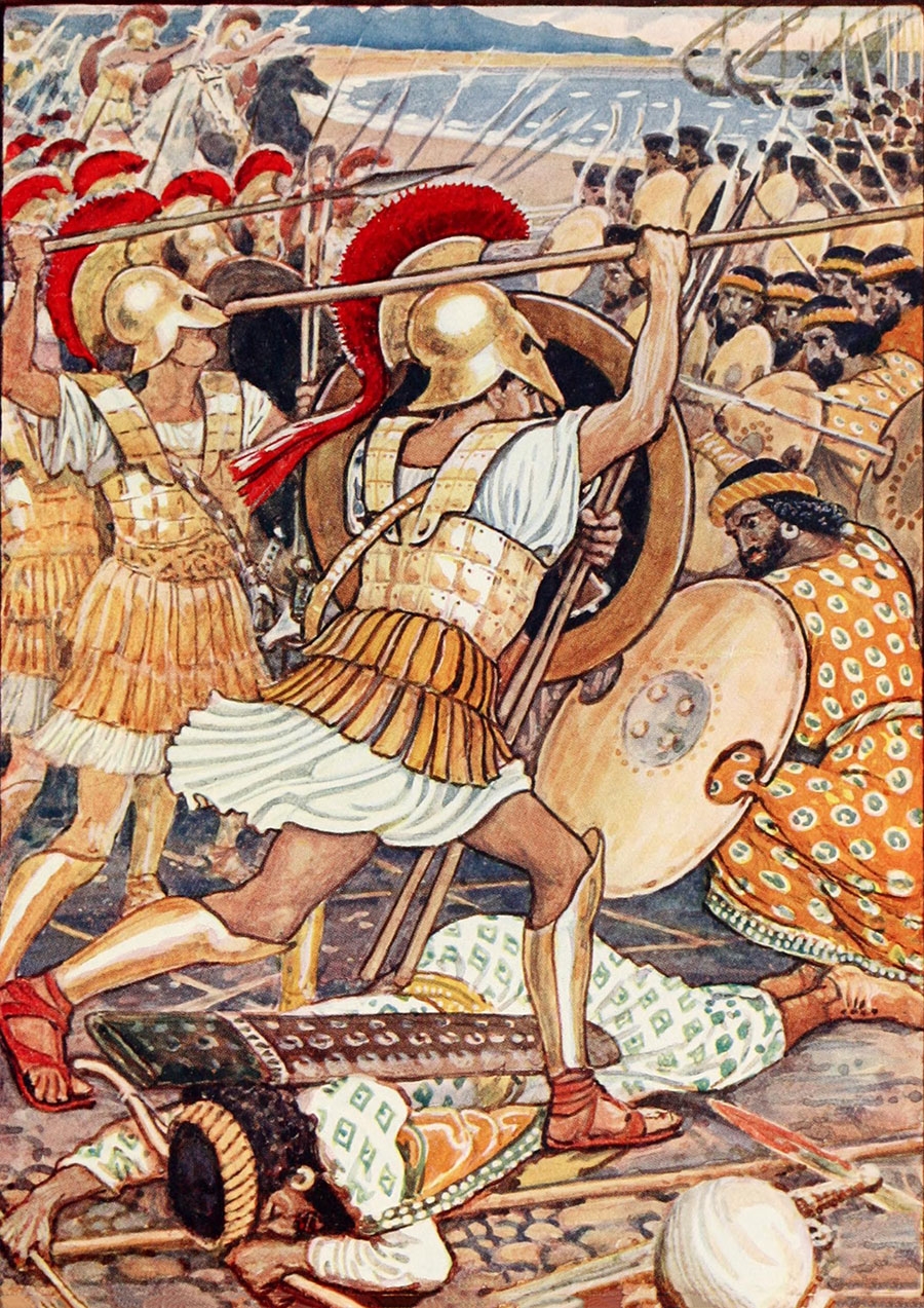 21 شهریور ، شکست داریوش از یونانیان در نبرد مارتن (490 م)