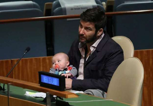the-prime-minister-of-new-zealand-the-smallest-baby-was-a-guest-of-the-united-nations