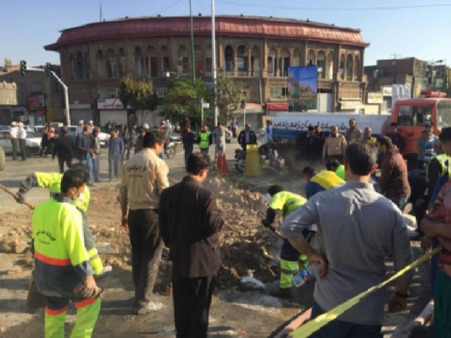 ادامه فروریزش‌های سریالی در پرخطرترین مسیر تهران/نشست دیگر بعد از پر کردن حفره 8 متری