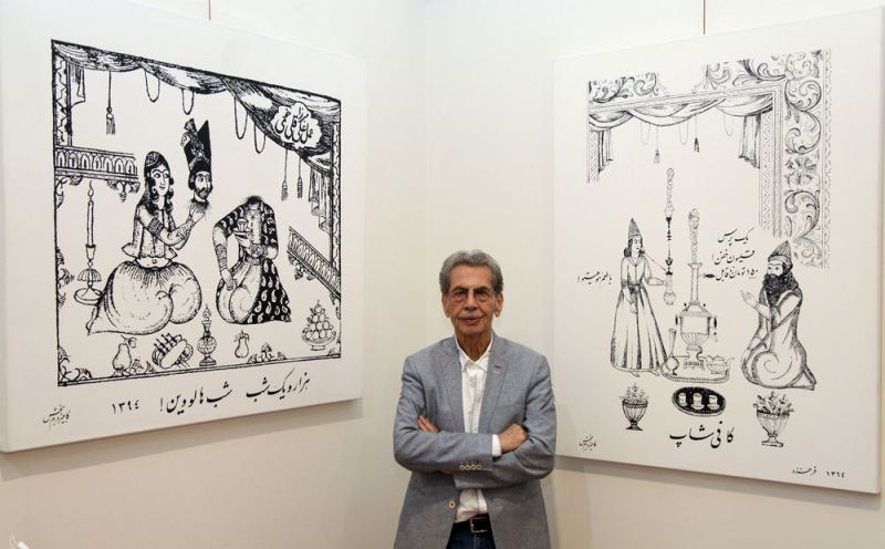 کاریکاتور‌های کامبیز درم بخش