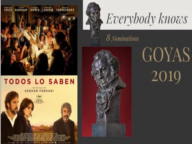 «همه می‌دانند» نامزد 8 جایزه اسکار سینمای اسپانیا شد