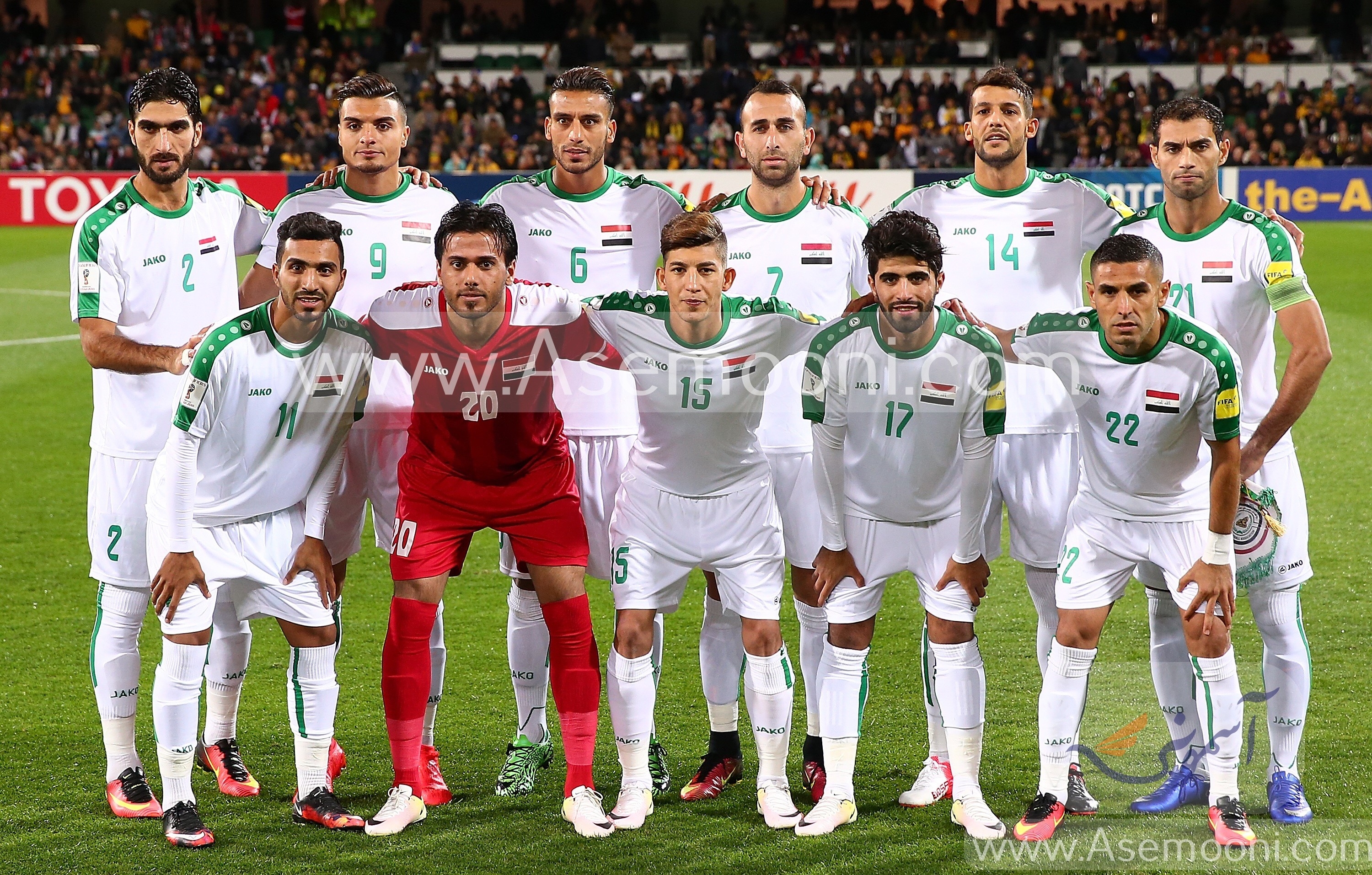 عراقی های لیگ ایران در برابر تیم ملی ایران