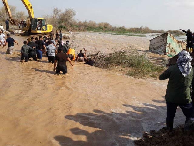 دستور تخلیه یک شهر خوزستان به دلیل سیل