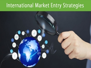 استراتژی های ورود به بازار بین المللی
