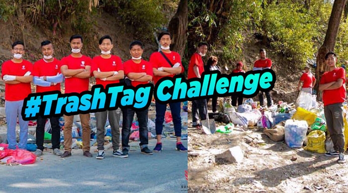 چالش جهانی آشغال تگ یا trashtag : بی زباله