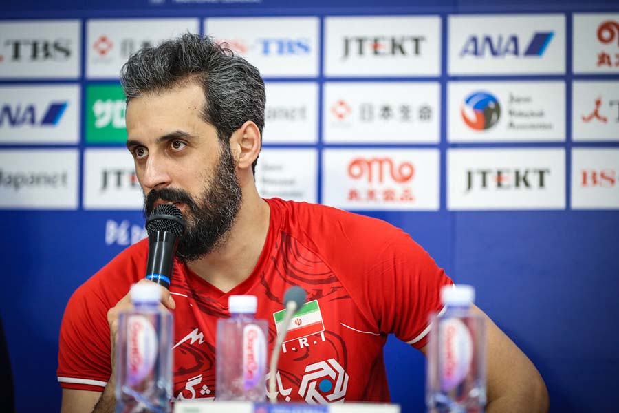 کاپیتان تیم ملی والیبال مصدوم شد - Captain of the national volleyball team was injured کاپیتان تیم ملی والیبال مصدوم شد - Captain of the national volleyball team was injured
