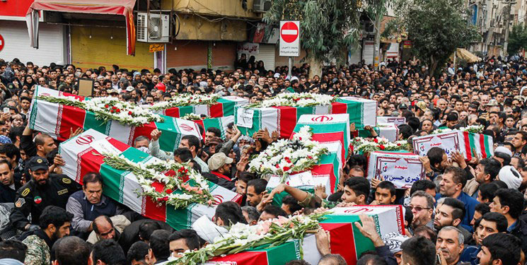 آغاز مراسم تشییع پیکر مطهر 150 شهید دوران دفاع مقدس - The beginning of funeral of the 150 martyrs of the Holy Defense period