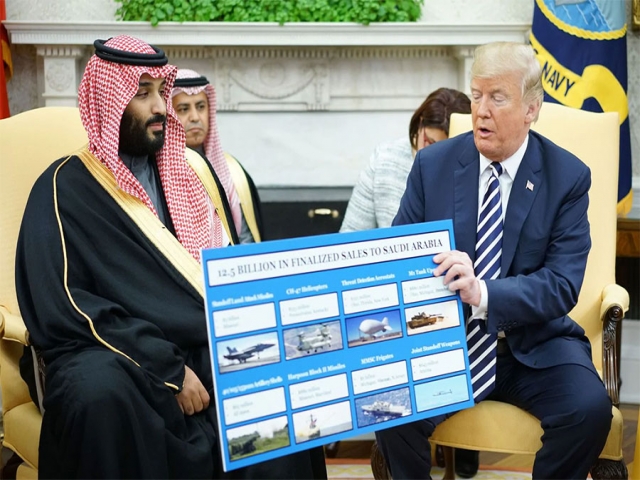 دونالد ترامپ قطعنامه‌های منع فروش سلاح به عربستان را وتو کرد