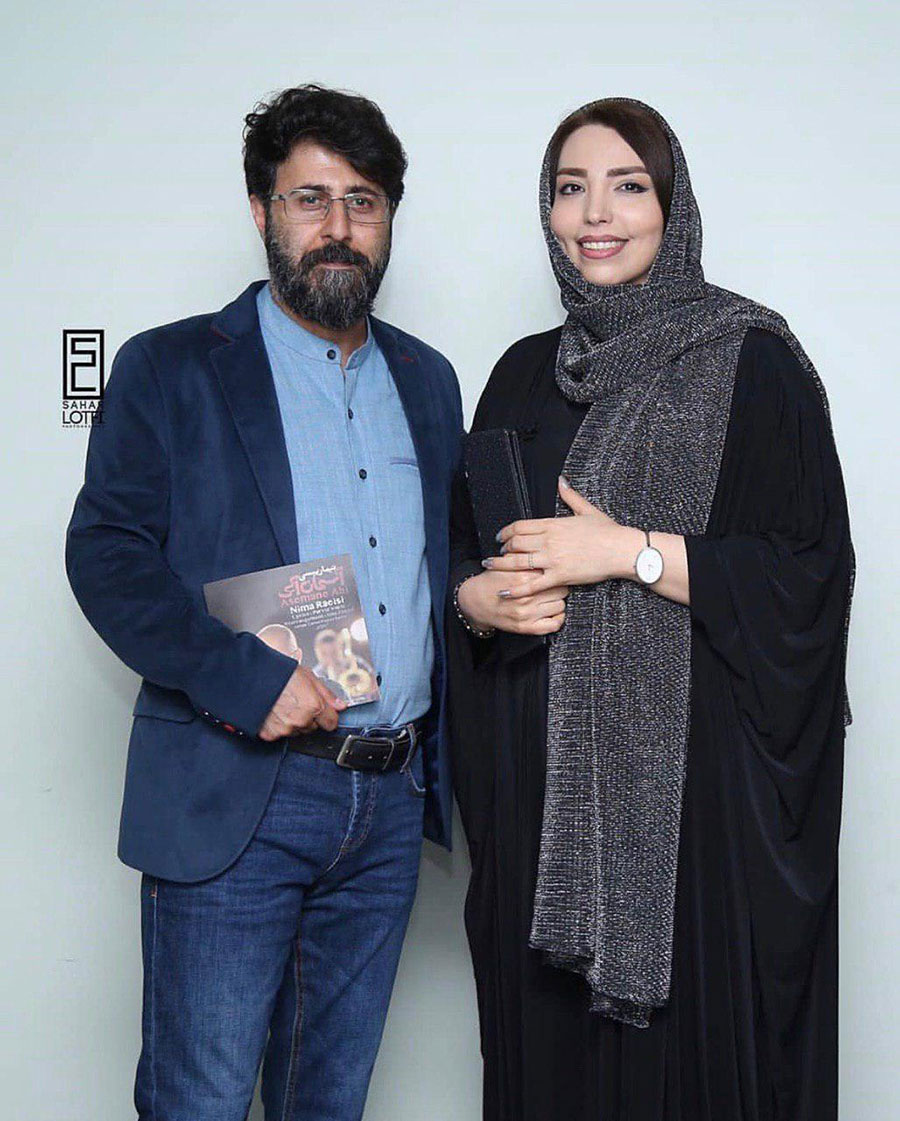 هومن حاجی عبداللهی درکنار همسرش هومن حاجی عبداللهی درکنار همسرش