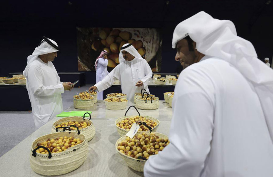جشنواره سالانه خرما در شهر ابوظبی امارات متحده عربی