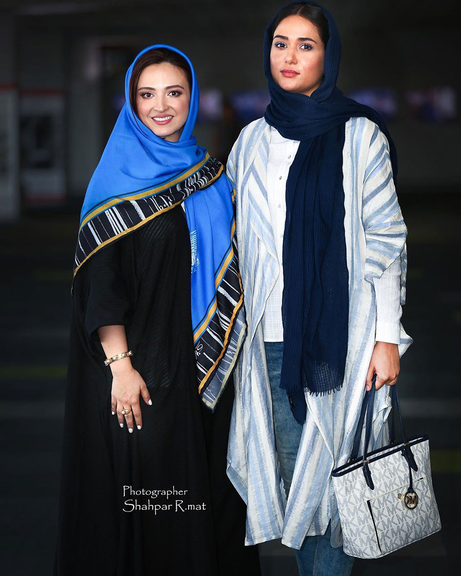 پریناز ایزدیار و گلاره عباسی در اکران ویژه فیلم سینمایی «سرخپوست»