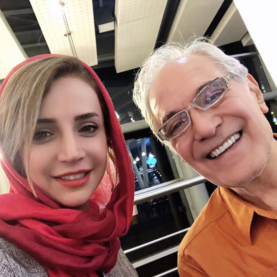 شبنم قلیخانی درکنار محمود کلاری شبنم قلیخانی درکنار محمود کلاری