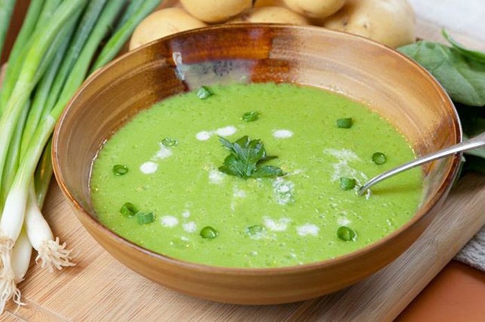 سوپ اسفناج-spinach soup