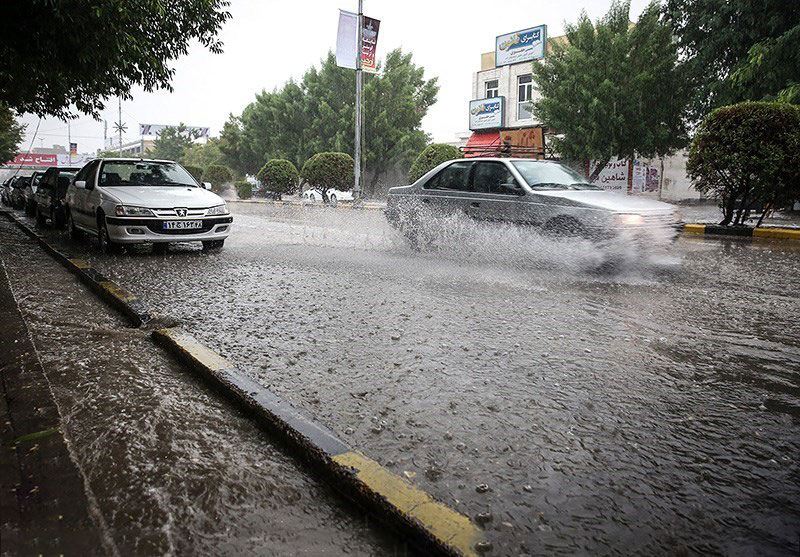 پیش بینی باران 5 روزه در 20 استان - 5 day rain forecast in 20 provinces