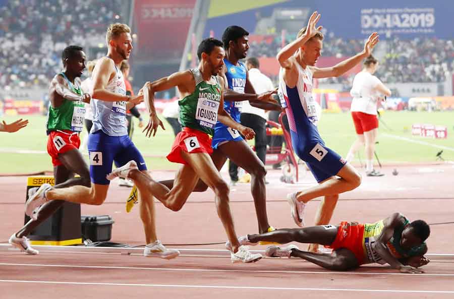 مسابقه دو 1500 متر مردان؛ مسابقات جهانی دو ومیدانی؛ ورزشگاه خلیفه شهر دوحه قطر
