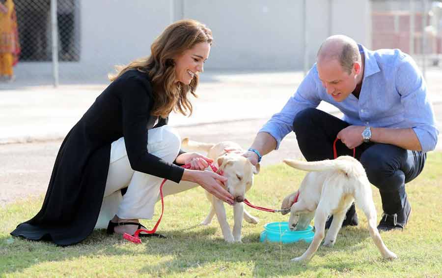 شاهزاده ویلیام و همسرش کیت میدلتون در سفر 5 روزه شان به پاکستان
