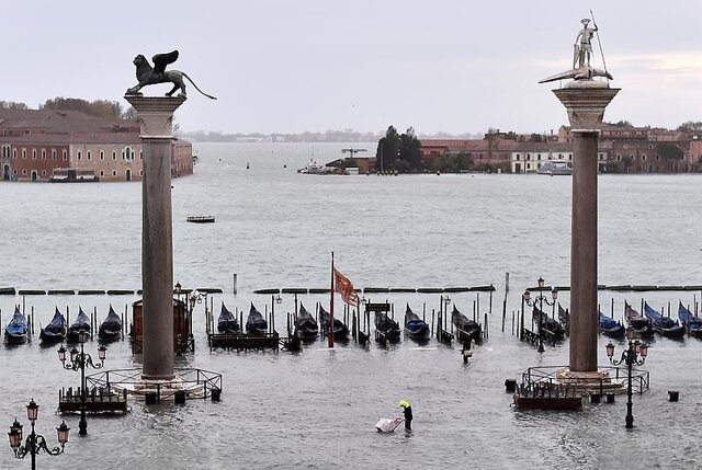 سه‌ چهارم ونیز به زیر آب رفت - Three-quarters of Venice went under water