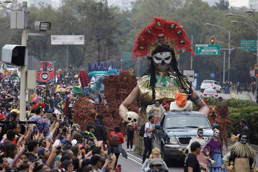 جشنواره روز مردگان در شهر مکزیکوسیتی