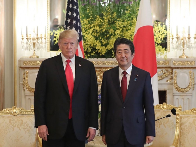گفت‌وگوی ترامپ و آبه پس از سفر روحانی به ژاپن
