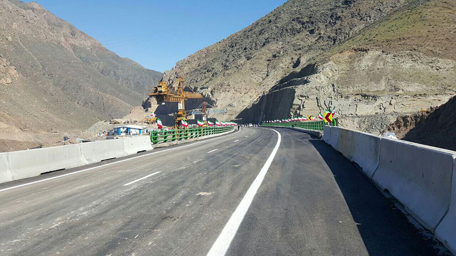 ساخت آزادراه تهران-شمال به اتمام رسیده است - Construction of the Tehran-North freeway is completed